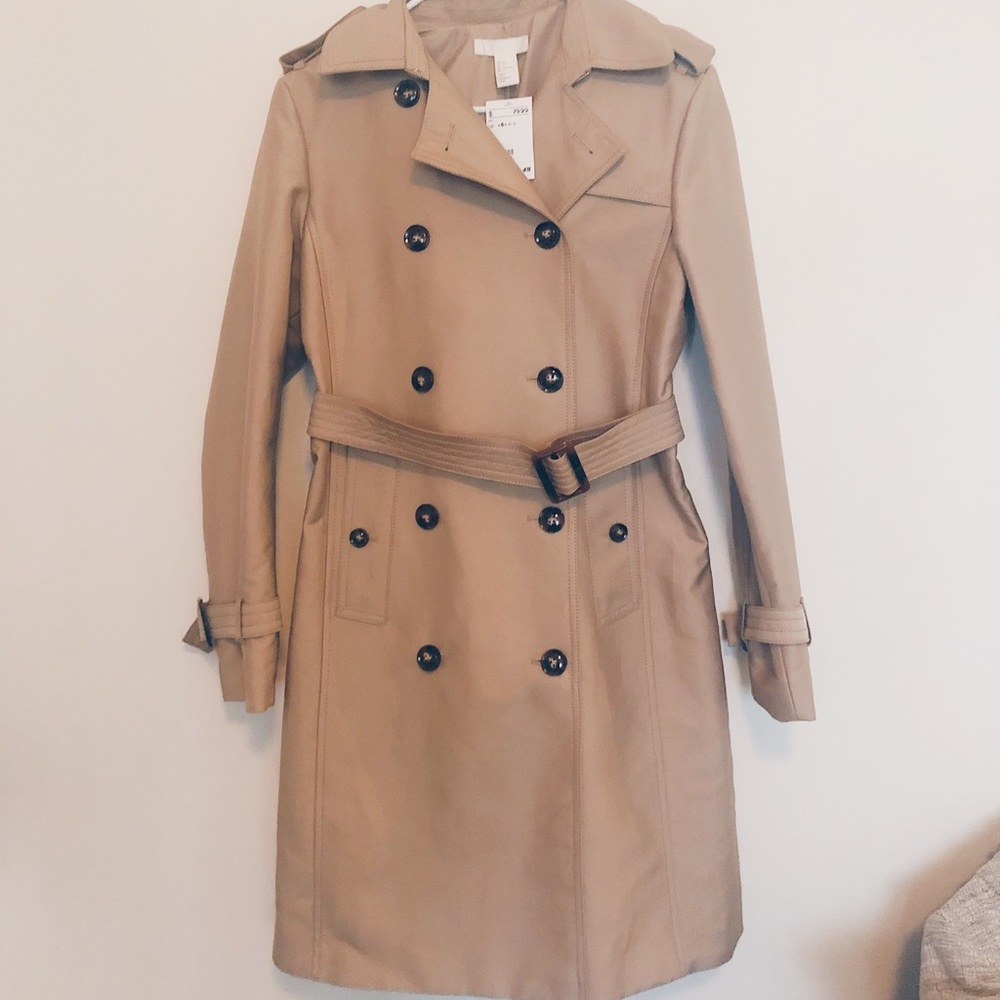 H&M Camel Trench Coat